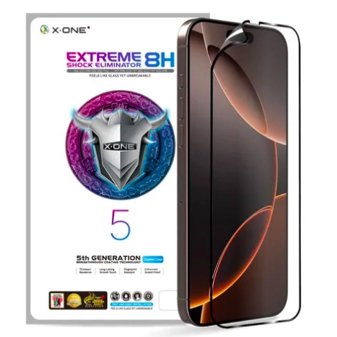 LAMINA MICA ANTIGOLPE COMPLETA X-ONE IPHONE 16 PRO - 1