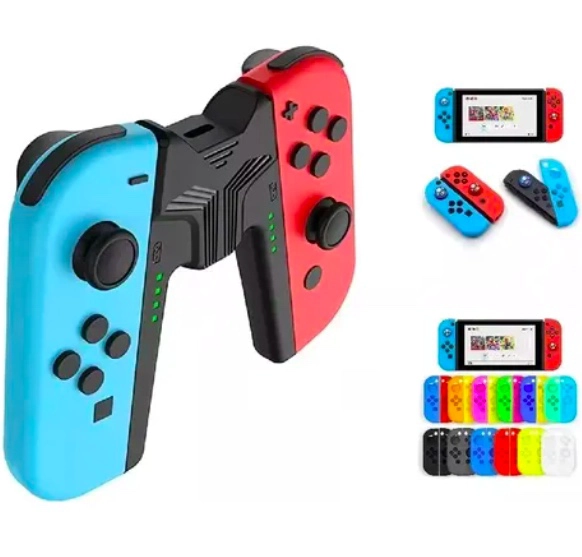 CARCASA Y CARGADOR PARA JOYCON NINTENDO SWITCH - 1