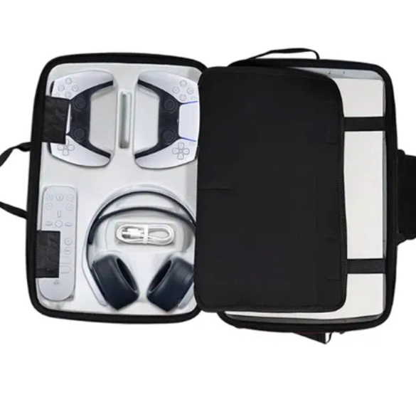 BOLSO TRANSPORTE PARA CONSOLA PS5 NEGRO - 3