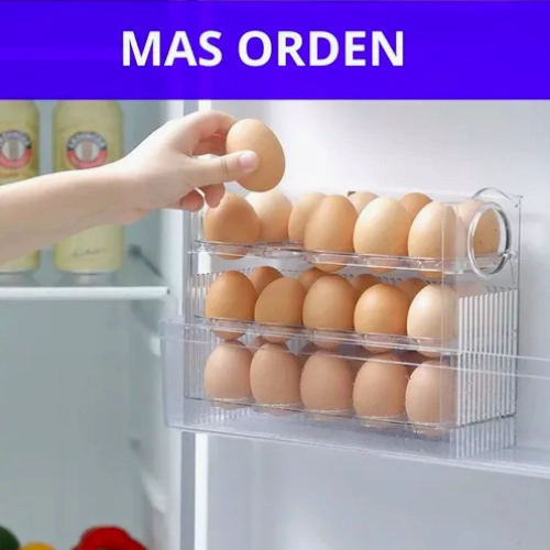 ORGANIZADOR DE HUEVOS CAJA PARA 30 UND - 3