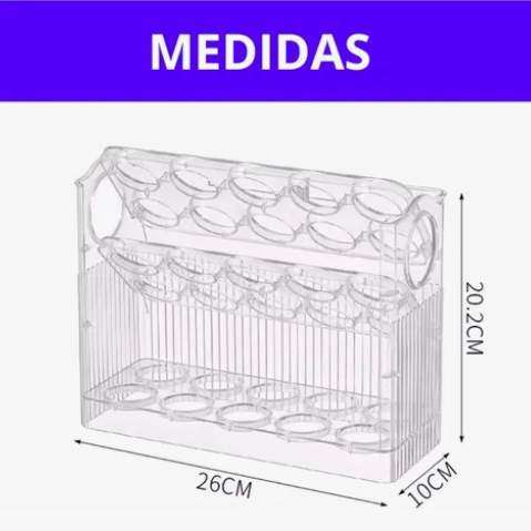 ORGANIZADOR DE HUEVOS CAJA PARA 30 UND - 5