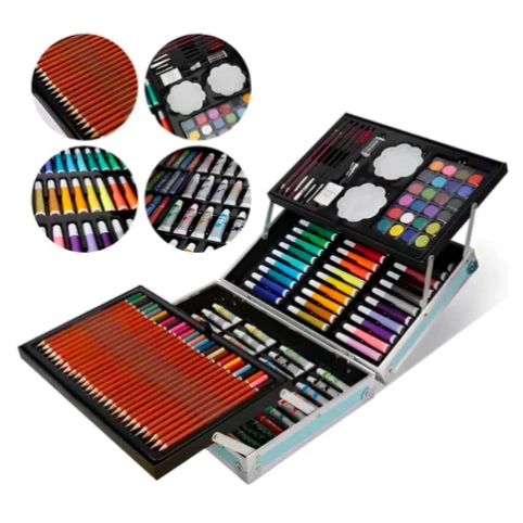 SET DE ARTE 145 PCS MALETA LAPICES - 2