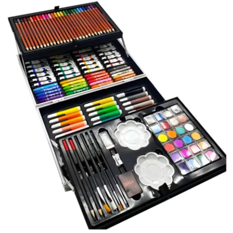 SET DE ARTE 145 PCS MALETA LAPICES - 3