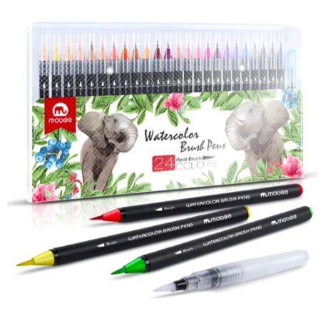 SET LAPICES ACUARELABLES 24 COLORES - 1