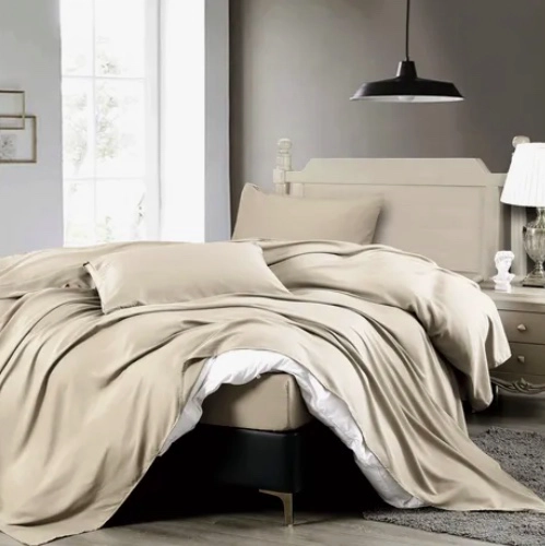 JUEGO DE SABANAS 1.5P BEIGE - 1