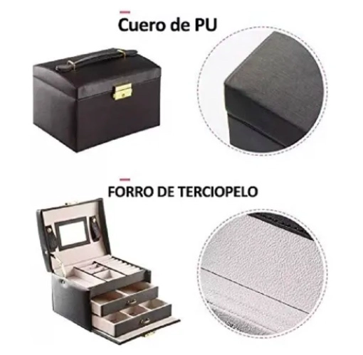 JOYERO CAJA TIPO MALETA - 3