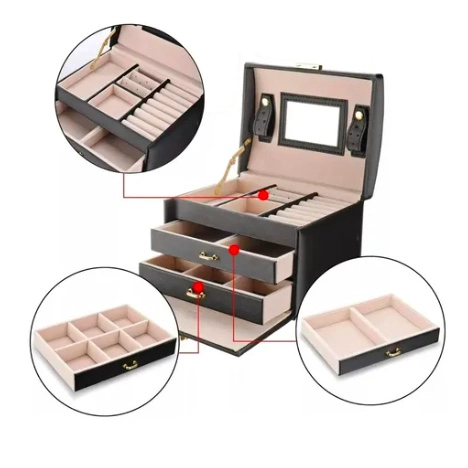 JOYERO CAJA TIPO MALETA - 4
