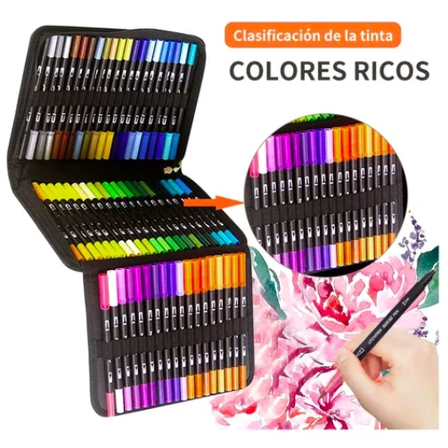 72 COLORES MARCADORES PLUMONES - 3