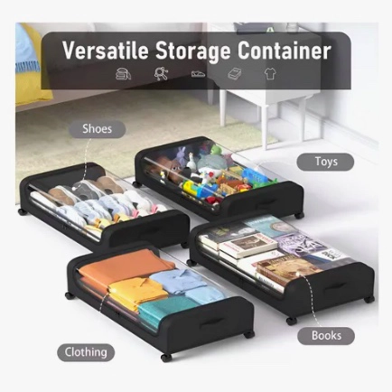 CAJAS ORGANIZADOR DE ROPA MULTIUSO BAJO CAMA - 2