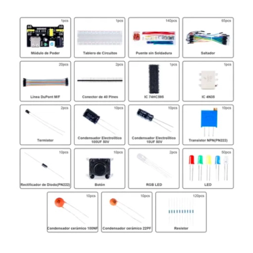 PROTOBOARDS ARDUINO ELECTRONICA 374PZS - 5