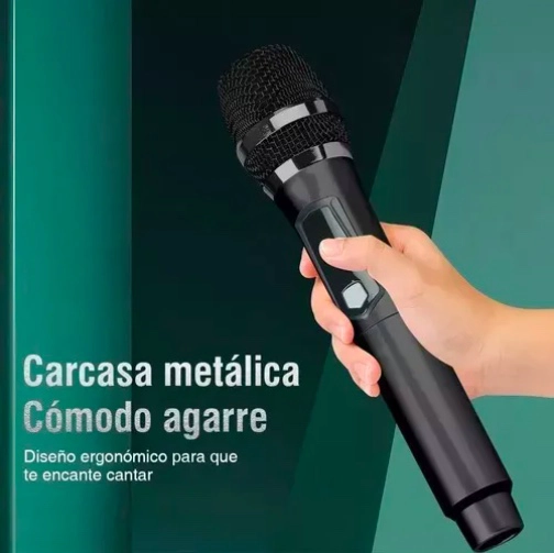 MICROFONO INALAMBRICO PROFESIONAL KARAOKE KIT 2PCS - 6