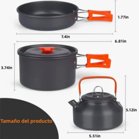 SET OLLAS CAMPING OUTDOOR - 2