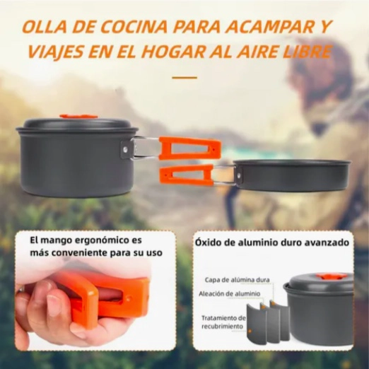 SET OLLAS CAMPING OUTDOOR - 4