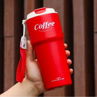 TERMO PARA CAFE MUG ROJO - 2