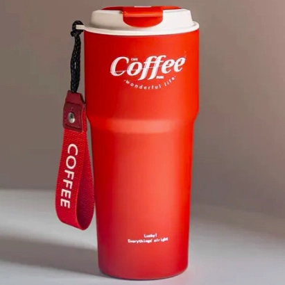 TERMO PARA CAFE MUG ROJO - 3