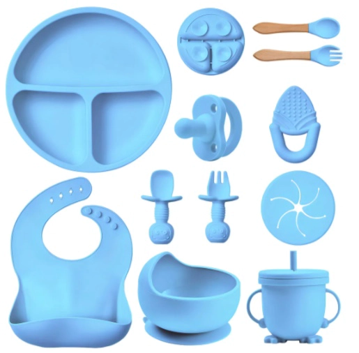 SET DE SILICONA ALIMENTACION BEBE - 1