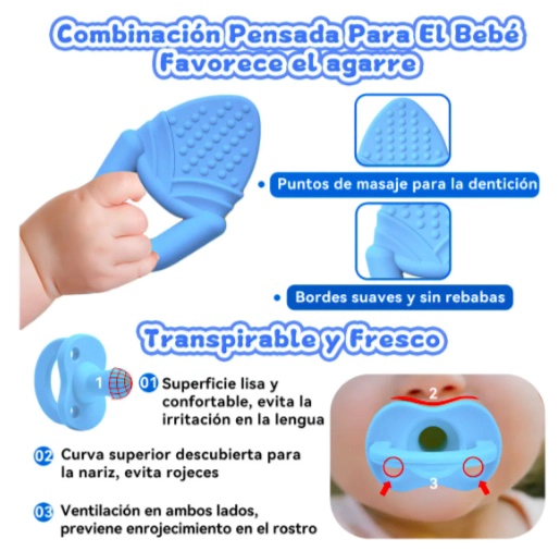 SET DE SILICONA ALIMENTACION BEBE - 3