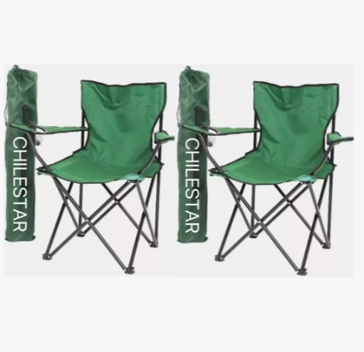 PACK DE 2 SILLAS PLEGABLES VERDE - 1
