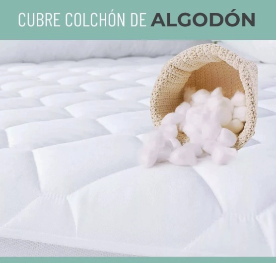 CUBRE COLCHON PROTECTOR IMPERMEABLE 1,5 PLAZA - 5