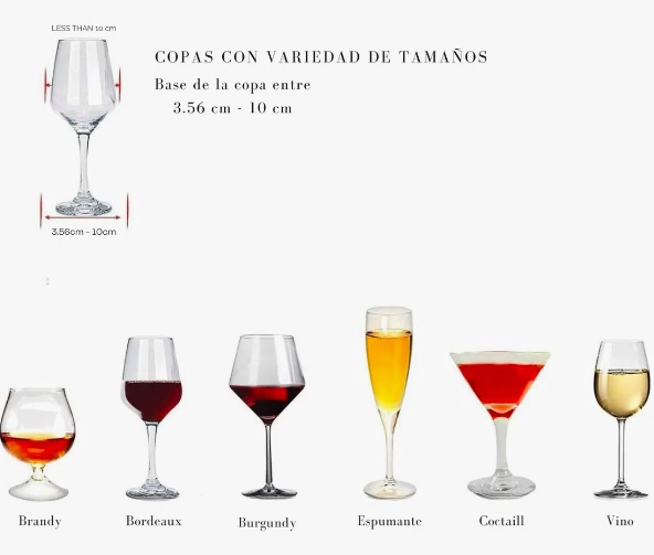 SOPORTE COLGADOR COPAS METAL CROMADO PLATEADO - 4