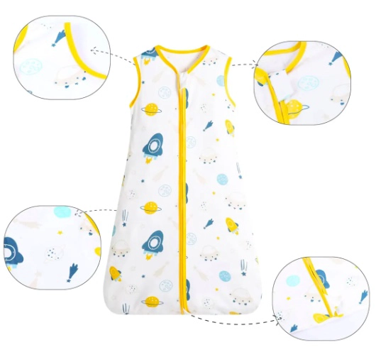 2 UNIDADES PIJAMA BEBE TIPO SACO DORMIR S - 5