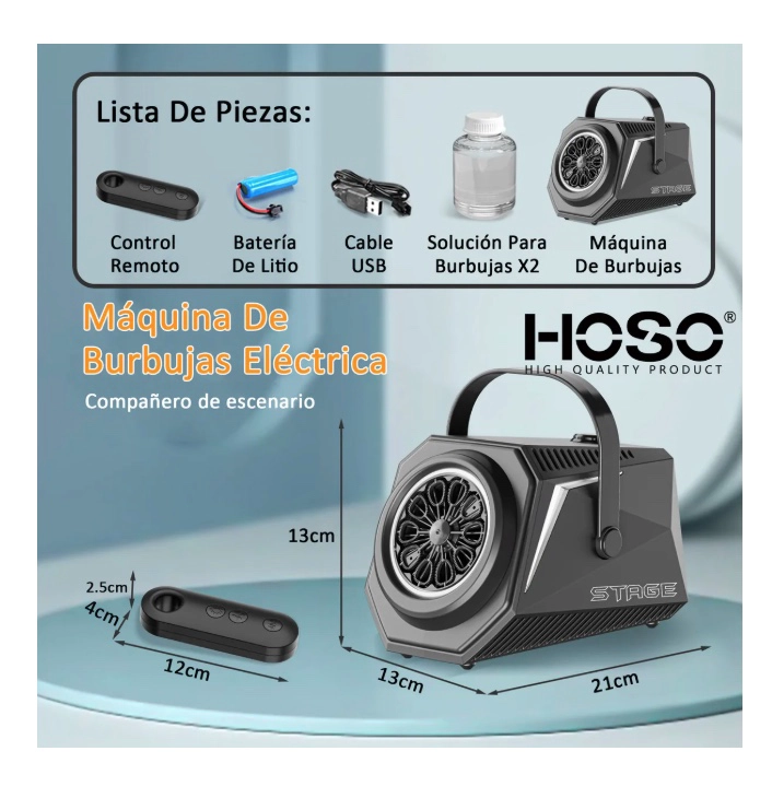 MAQUINA DE BURBUJAS PARA EVENTOS - 2