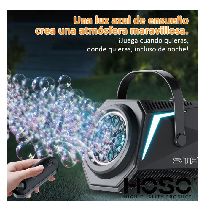 MAQUINA DE BURBUJAS PARA EVENTOS - 4