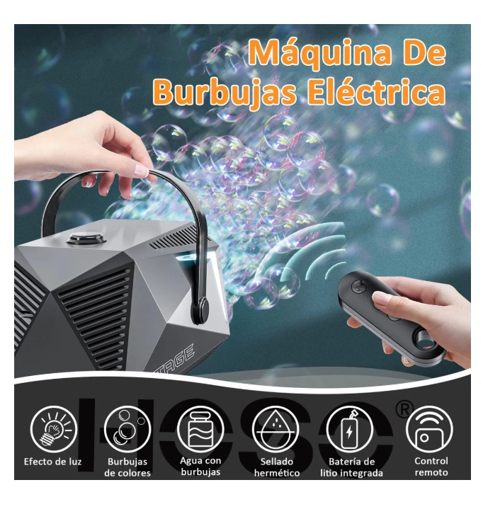 MAQUINA DE BURBUJAS PARA EVENTOS - 5