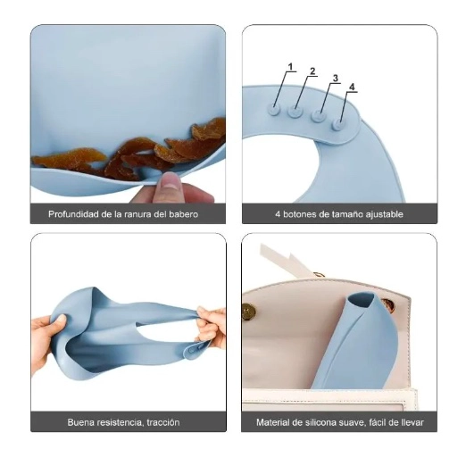 SET DE ALIMENTACION SILICONA DIVIDIDA CON VENTOSA BEBE S 10PZ - 2