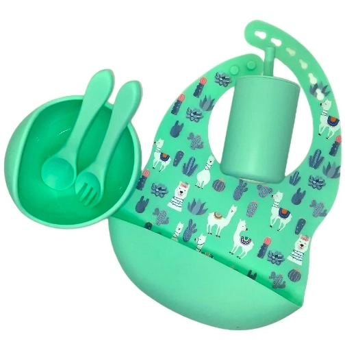 SET ALIMENTACION SILICONA BEBE - 1