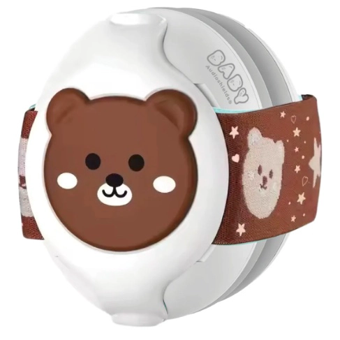 PROTECTORES ANTI-RUIDO PARA BEBE S Y NIÑOS CAFE - 1