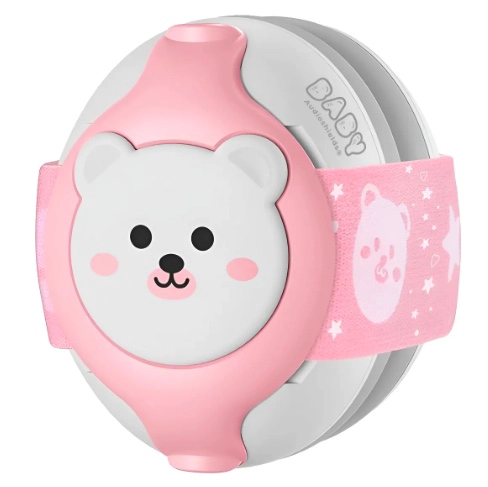 PROTECTORES ANTI-RUIDO PARA BEBE S Y NIÑOS ROSADO - 1