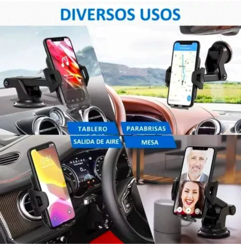 SOPORTE DE TELE FONO CELULAR PARA AUTO - 2
