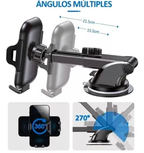 SOPORTE DE TELE FONO CELULAR PARA AUTO - 5