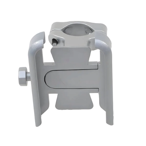 SOPORTE PARA TELE FONO MOVIL DE ALUMINIO PLATEADO - 3