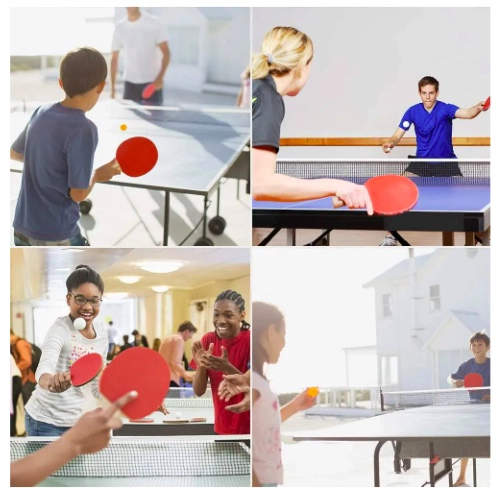SET PING PONG TENIS MESA 2 PALETA + 6 PELOTAS + MALLA - 7
