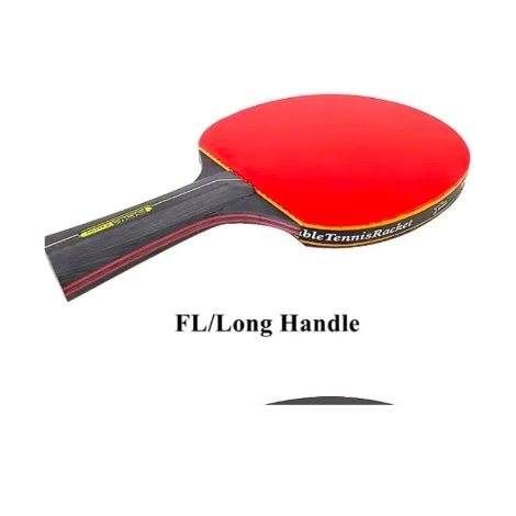 PACK DE 2 PALETAS DE PING PONG BOLI 6 STAR NEGRA Y ROJA - 4
