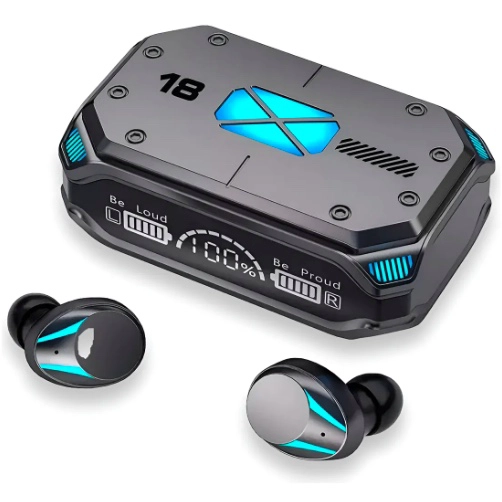 AUDIFONOS BLUETOOTH INALAMBRICO TACTIL CON BATERIA - 1