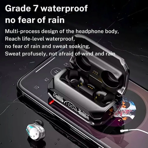 AUDIFONOS BLUETOOTH INALAMBRICO TACTIL CON BATERIA - 6