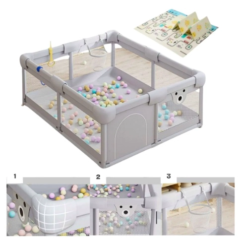CORRAL CENTRO DE JUEGOS BEBE  CON ACCESORIOS - 1