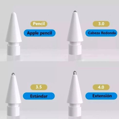 PUNTA REPUESTO PARA APPLE PENCIL 4 PCS UNIDADES - 3