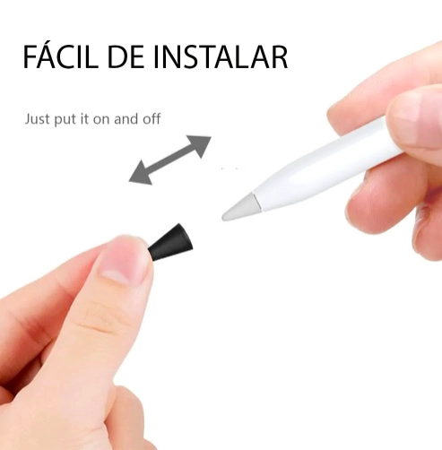 PROTECTOR DE PUNTA PARA APPLE PENCIL SILICONA - 3
