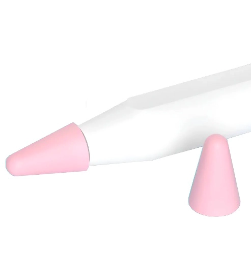 PROTECTOR DE PUNTA PARA APPLE PENCIL SILICONA ROSADO - 1