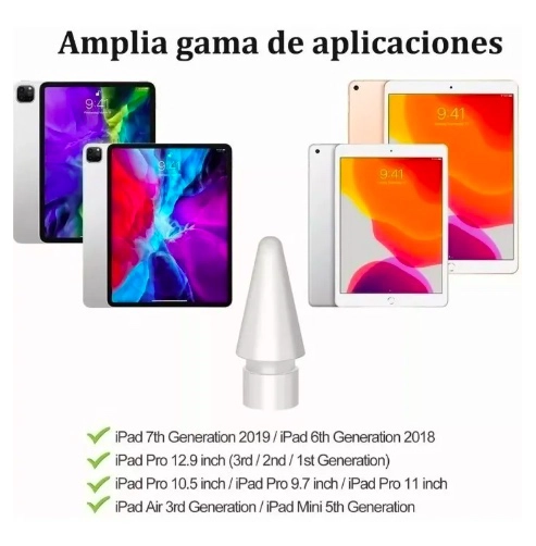 PUNTAS DE REPUESTO COMPATIBLES CON APPLE PENCIL, 4 UNIDADES - 2