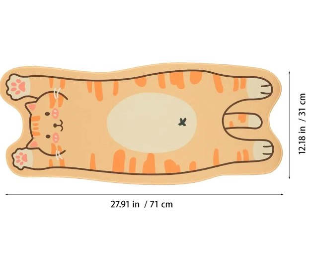 ALFOMBRILLA MOUSE PAD GRANDE XL ANTIDESLIZANTE GATO - 2