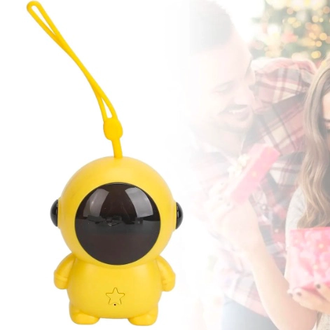 CALENTADOR DE MANOS PORTATIL RECARGABLE USB AMARILLO - 2