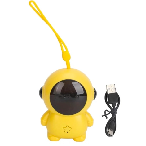 CALENTADOR DE MANOS PORTATIL RECARGABLE USB AMARILLO - 4