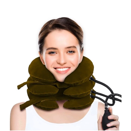 COJIN INFLABLE PLEGABLE ALIVIA DOLOR DE CUELLO Y HOMBRO - 3
