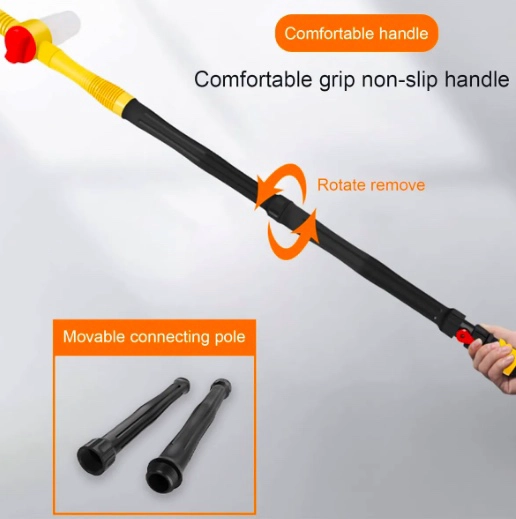 SET LAVADO DE AUTO CEPILLO MICROFIBRA RETRACTIL 360° - 4