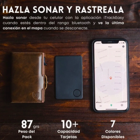 PACK BILLETERA XCLUSIVE + LOCALIZADOR SMART CARD - 2